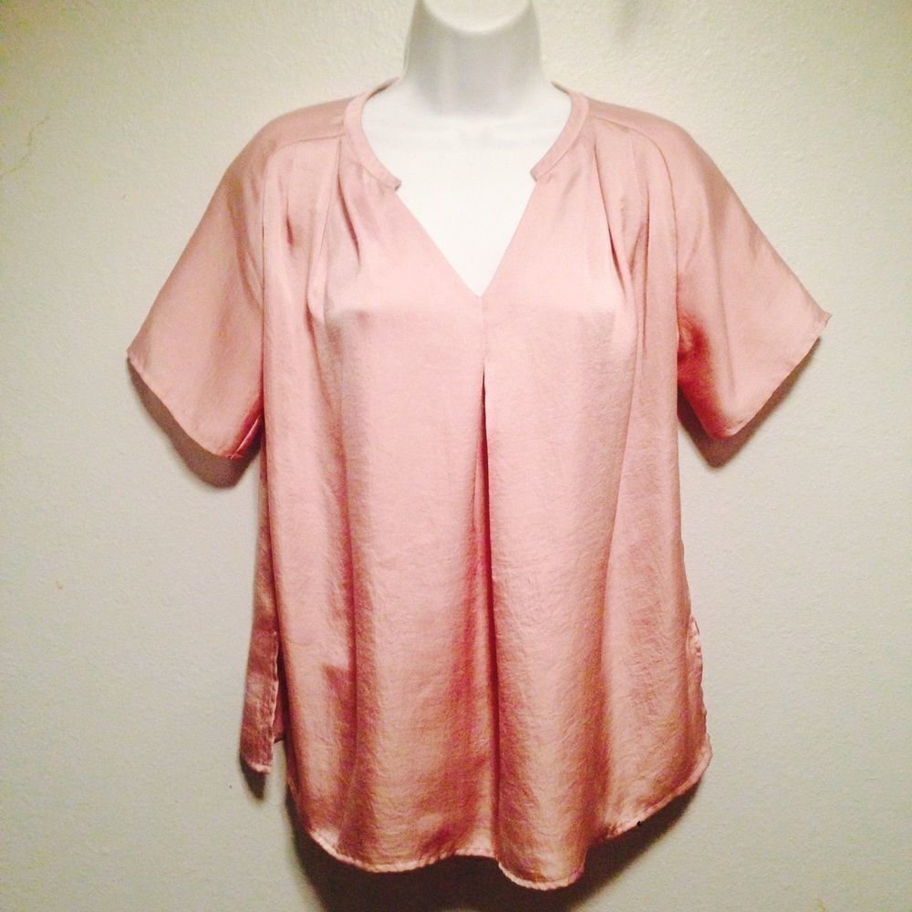 Violet Claire Blouse Short sleeve Blush Small